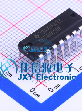 逻辑门     CD74HC30E  TI()  DIP-14