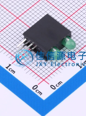 LED灯座 WP934EB/2GD Kingbright DIP-4-2.54mm 翠绿色 2.2V 20mA