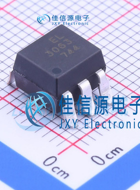 光耦 EL3063S(TA)-V 亿光 SMD-6P双向可控硅输出100mA全新1.5V