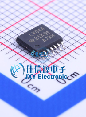 反相器 SN74LV04APWR TI TSSOP-14全新6通道1输入2V~5.5V20uA现货