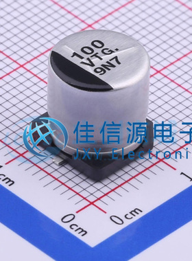 松下贴片电解电容 EEETG1V101P 10x10.2 100uF ±20% 35V