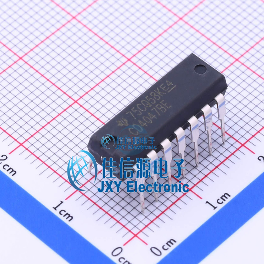 单稳态多谐振荡器 CD4047BE TI() DIP-14