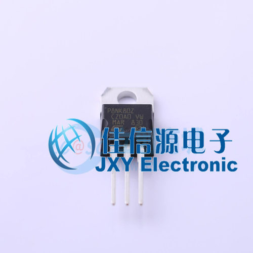 场效应管(MOSFET)     STP8NK80Z  ST(意法半导体)  TO-220