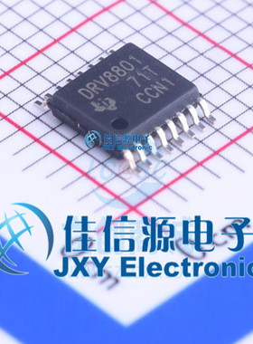 电机驱动芯片   DRV8801PWPR  TI()  HTSSOP-16