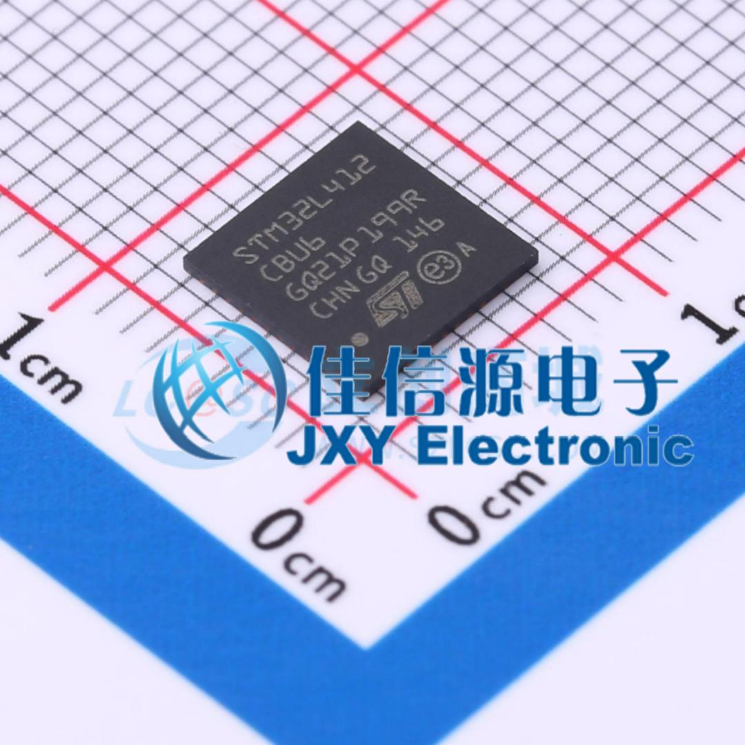 128KB单片机 STM32L412CBU6TR ST(意法半导体) QFN-48 ARM-M4