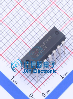 缓冲器/驱动器    SN7407N  TI(德州仪器)  PDIP-14