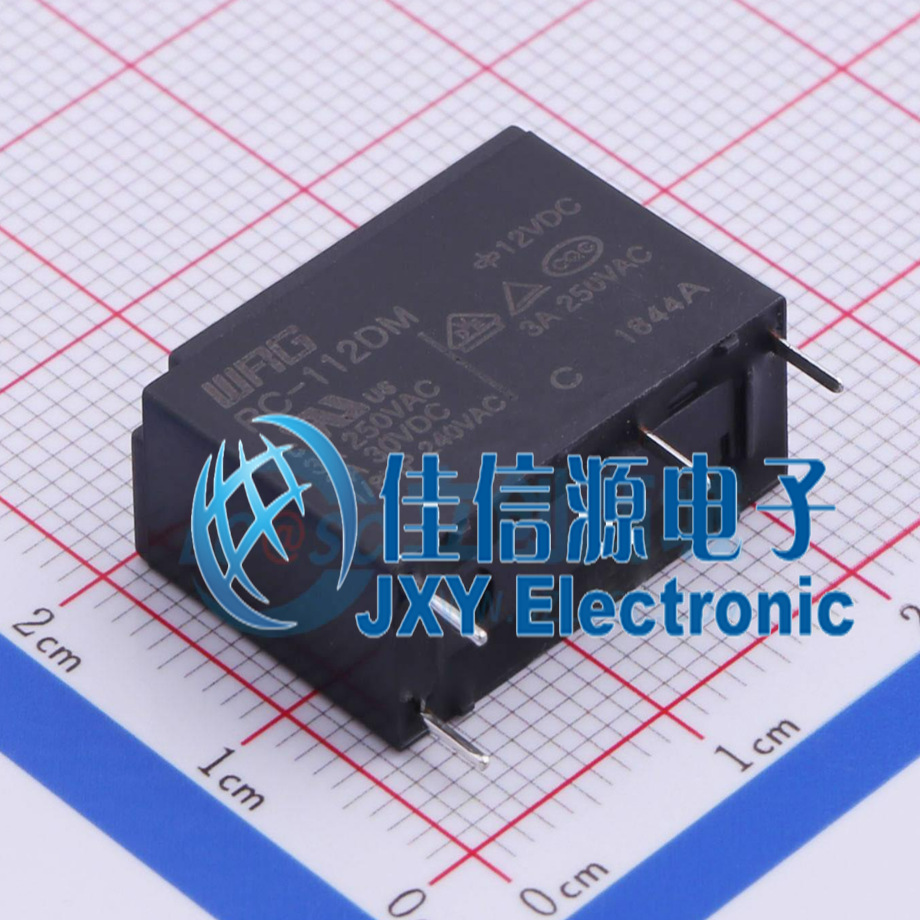 功率继电器       RC-112DM   WRG(旺荣集团)   12V  10A