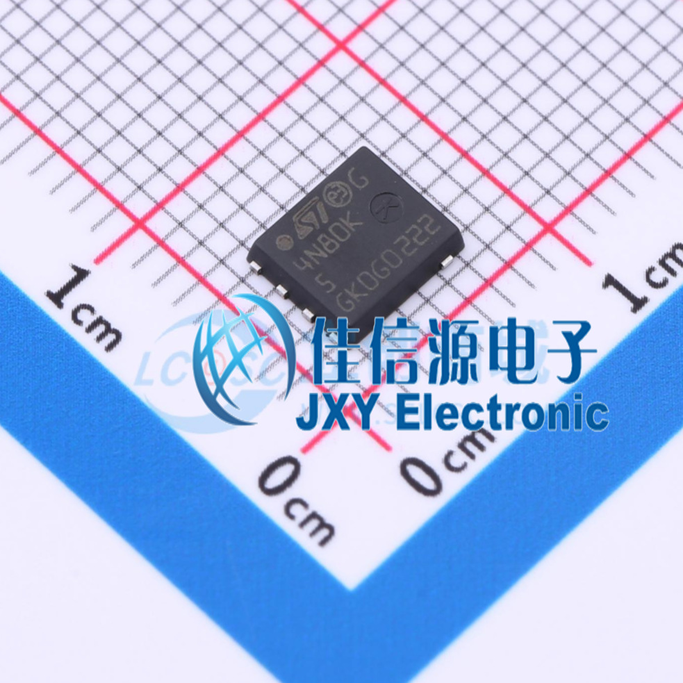 场效应管(MOSFET)    STL4N80K5  ST(意法半导体)  VDFN-8