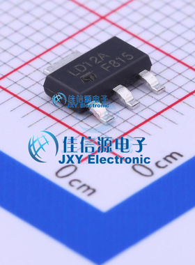 线性稳压器(LDO)  LD1117AS12TR  ST(意法半导体)  SOT-223