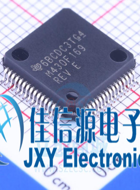60KB单片机 MSP430F169IPMR TI LQFP-64(10x10) 全新MSP430 8MHz