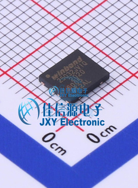 NOR FLASH芯片 W25Q32JVZPIQ WINBOND(华邦) WSON8 全新