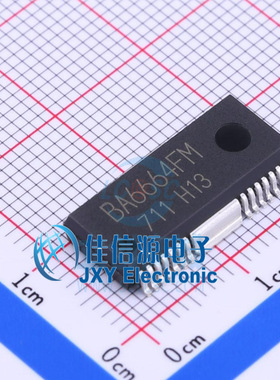 电机驱动芯片   BA6664FM-E2  ROHM(罗姆)  HSOP-28