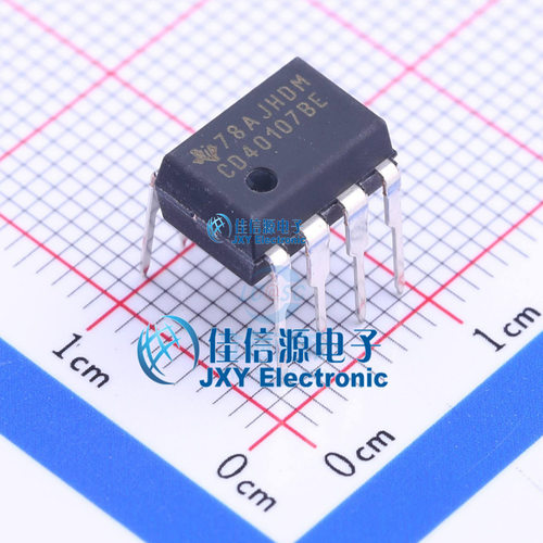 逻辑门     CD40107BE  TI()  DIP-8