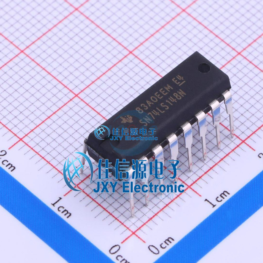 信号开关    SN74LS148N  TI()  PDIP-16