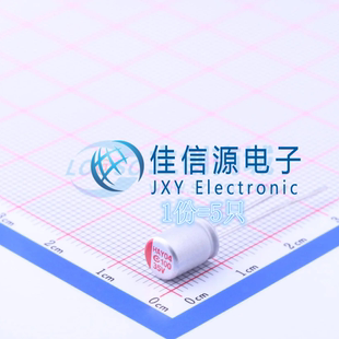 350ARHA101M06X8P00 5只 APAQ钰邦 100uF35V D6.3xL8mm 固态电容