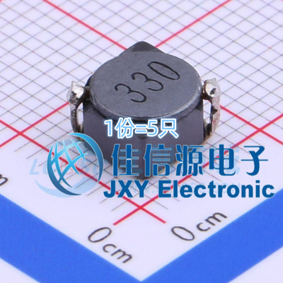 奇力新功率电感 SCDS6D38T-330M-S-N SMD 33uH 1.1A(5只）