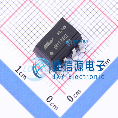 光耦 6N136S  Slkor(萨科微) SOP-8-2.54mm 5KV 全新原装