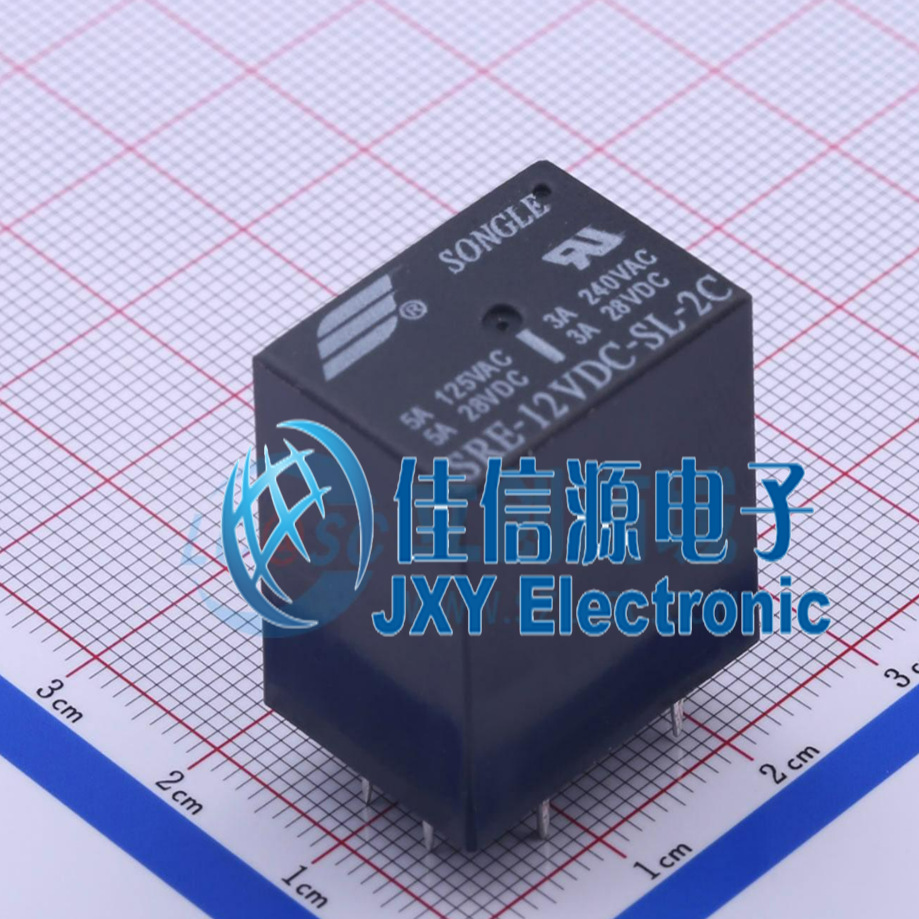 功率继电器        SRE-12VDC-SL-2C   松乐 五金/工具 其他继电器 原图主图