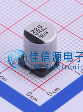 松下贴片电解电容 EEEHAV221UAP 8x10.2 220uF ±20% 35V