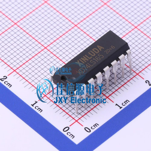 寄存器   XD74LS165  XINLUDA(信路达)  DIP-16