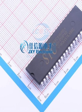 61KB单片机 STC89C516RD+40I-PDIP40 STC(宏晶) DIP-40 51系列