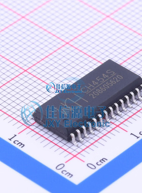 LED显示驱动      CH454S  WCH(南京沁恒)  SOP-28-300mil