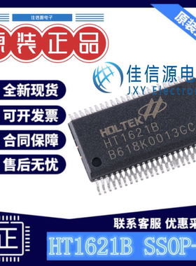 LCD驱动 HT1621B HOLTEK(合泰) SSOP-48全新RAM映射32*4 SPI接口