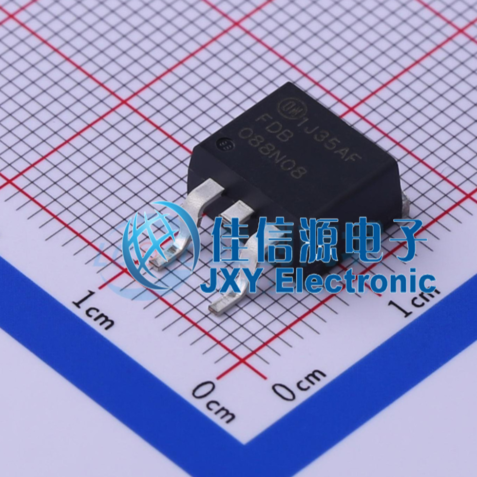 场效应管(MOSFET)    FDB088N08  onsemi(安森美)  D2PAK
