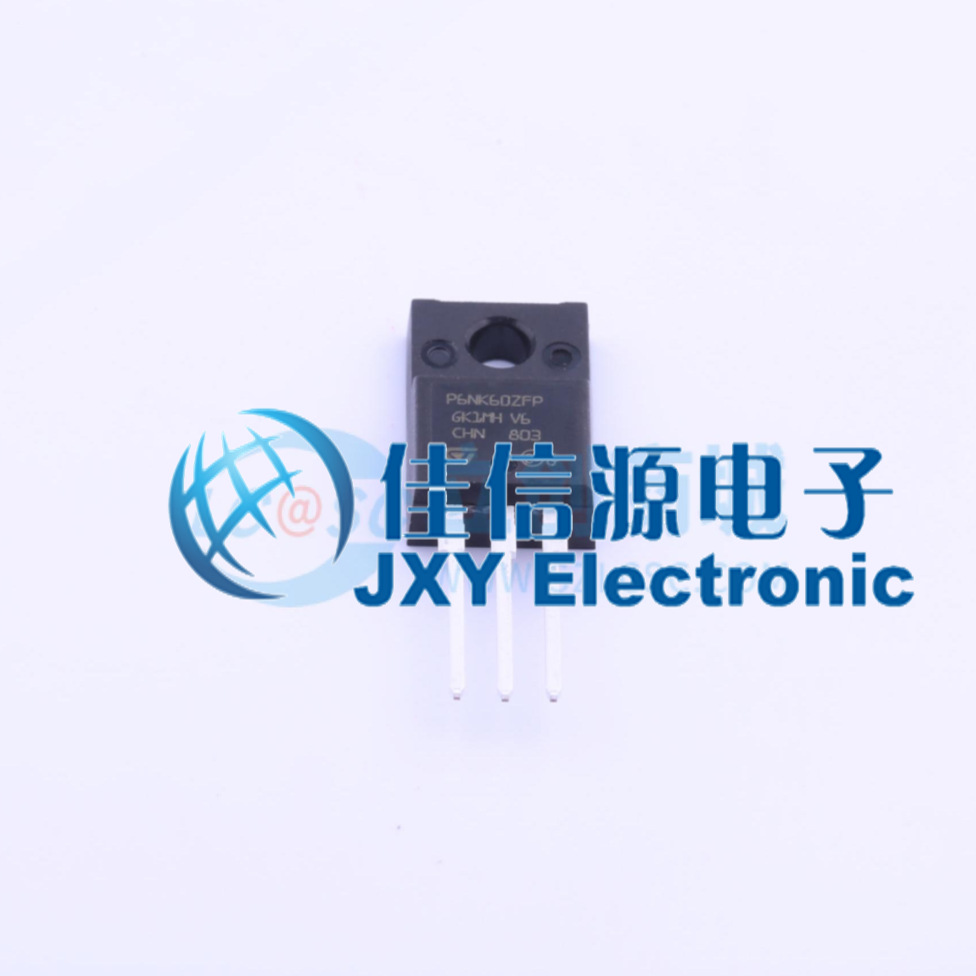 场效应管      STP6NK60ZFP  ST(意法半导体)  TO-220F-3