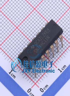 逻辑门     SN74HC11N  TI()  DIP-14