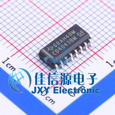 锁存器    CD4043BDR  TI()  SOIC-16