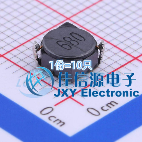 奇力新功率电感 SCDS5D28T-680M-S-N SMD 68uH 520mA（10只）