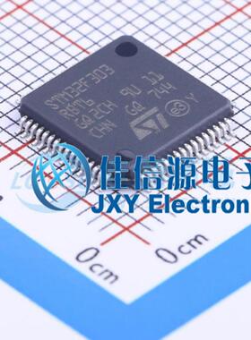 128KB单片机 STM32F303RBT6 ST(意法半导体) LQFP-64(10x10) 全新