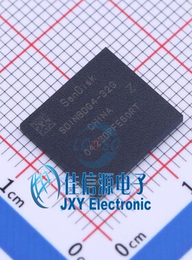 eMMC芯片 SDINBDG4-32G-ZA  11.5x13x1mm 汽车级