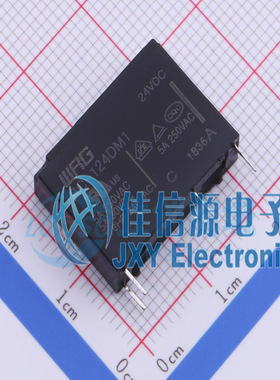 功率继电器       RC-124DM1   WRG(旺荣集团)  24V  10A