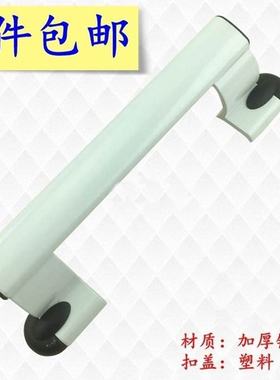 加厚偏把铝合金门扳手塑钢门推拉把手明装移门不锈钢平开门大拉手