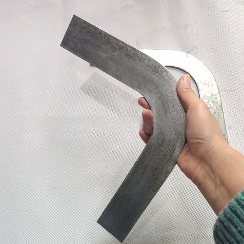 镀锌扁铁弯头90度直角45度国标40*4可定制接地不锈扁钢热镀锌弯头