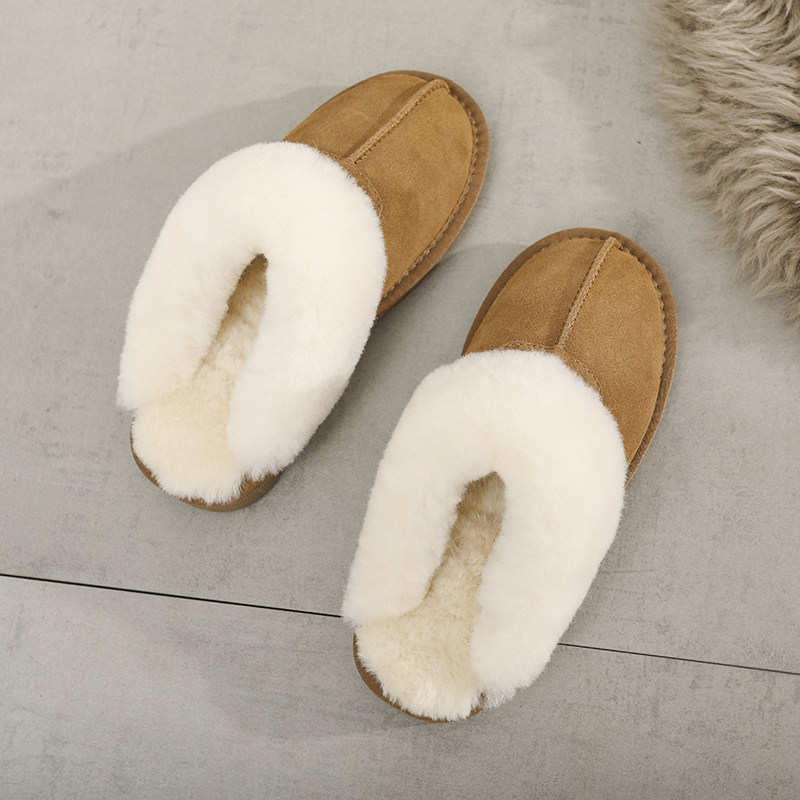 新款拖鞋千颂伊款皮毛一体拖鞋女