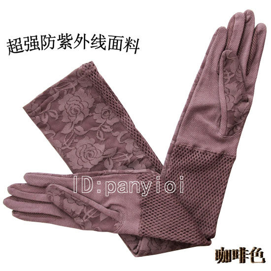 夏季女式司机驾车开车防晒长手套手套