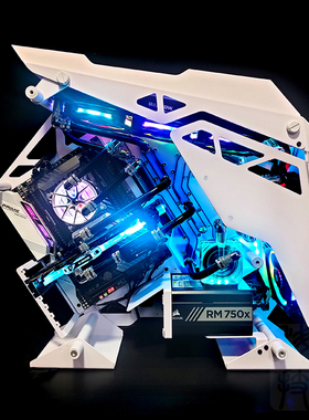 I9 10980XE/RTX3090水冷台式电脑游戏电竞白色主机赛博朋克2077