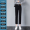 Black double button smoke pipe cropped pants (wrapped) --1 pack