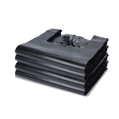 大号黑色垃圾袋背心手提厕所加厚