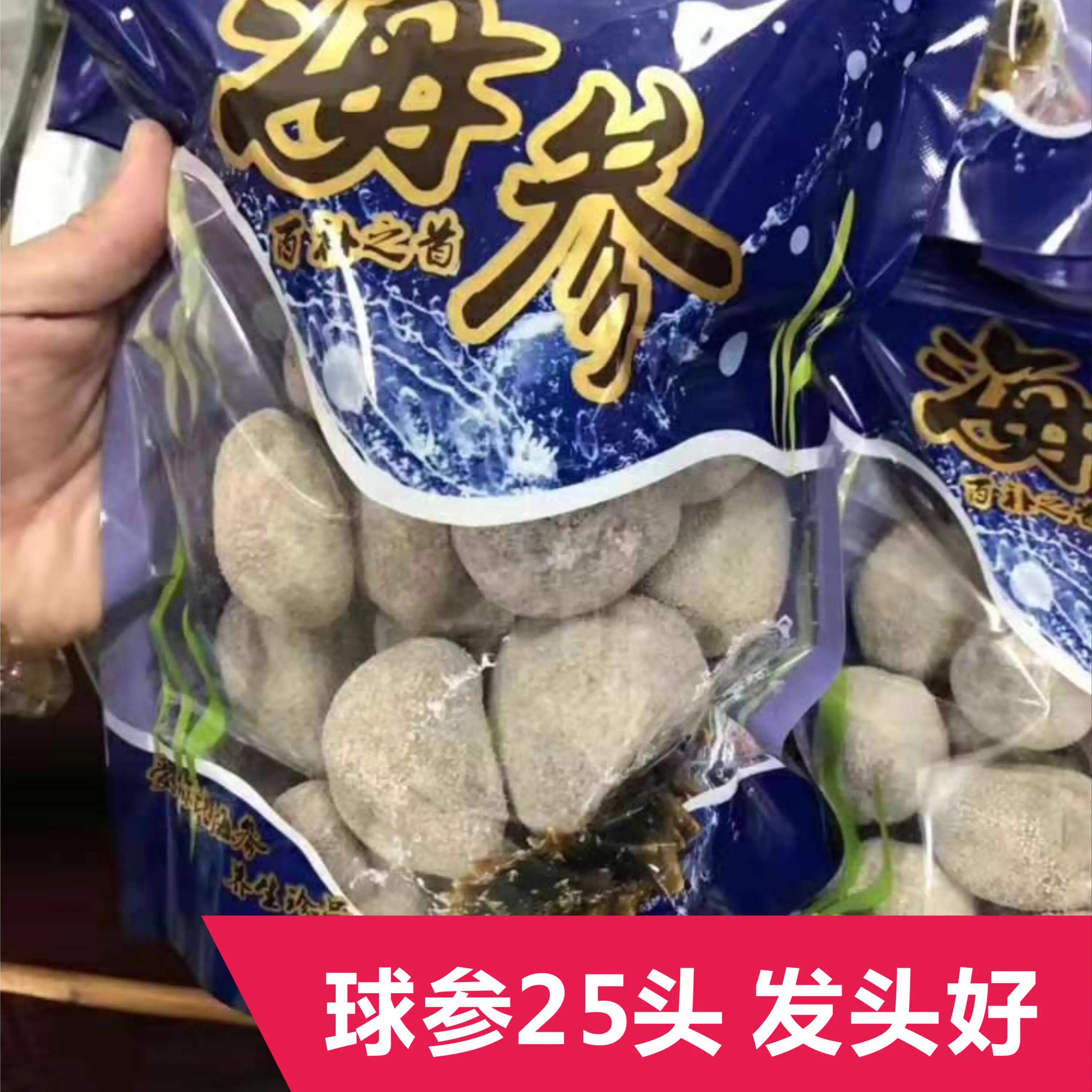 进口海参球参越南珍珠球参印尼珍珠球参淡干海参干货刺参500g