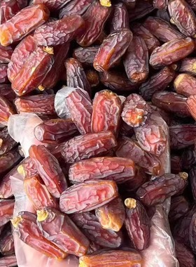 迪拜大椰枣500g 新疆椰枣黑椰枣自然风干沙漠奶香枣搭无花果煲汤