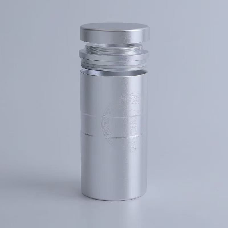 包邮太空铝合金属隐蔽杯 龙牌外置防反水壶全套