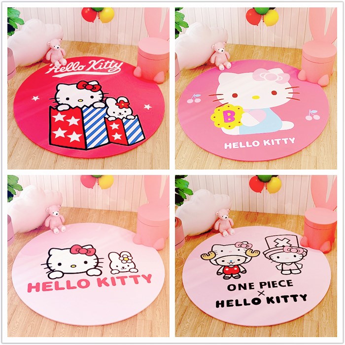 kt猫地毯卧室床边hello kitty地垫卡通可爱粉色公主满铺凯蒂猫在类目 居家布艺, 地毯中 - 来自Buy2taobao.com提供专业的淘宝代购服务