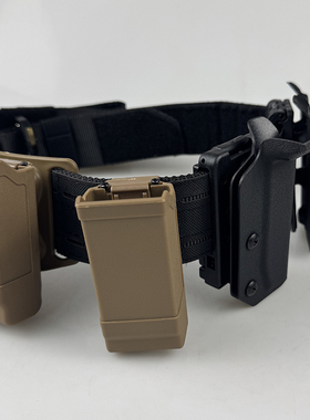 腰封茉莉通用蛋夹套弹匣北青UDL/SIG/TTI/G17/p320/molle快拔电手