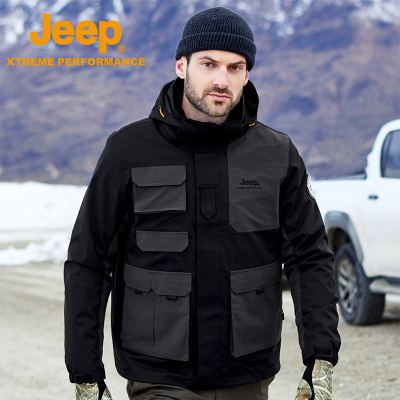 JeepXtreme Performance户外高端男士冲锋衣抓绒两件套J232094087