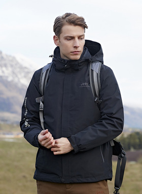 Jeep Xtreme Performance户外高端男士冲锋衣羽绒两件J942094092