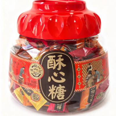 新品年货徐福记酥心糖520g